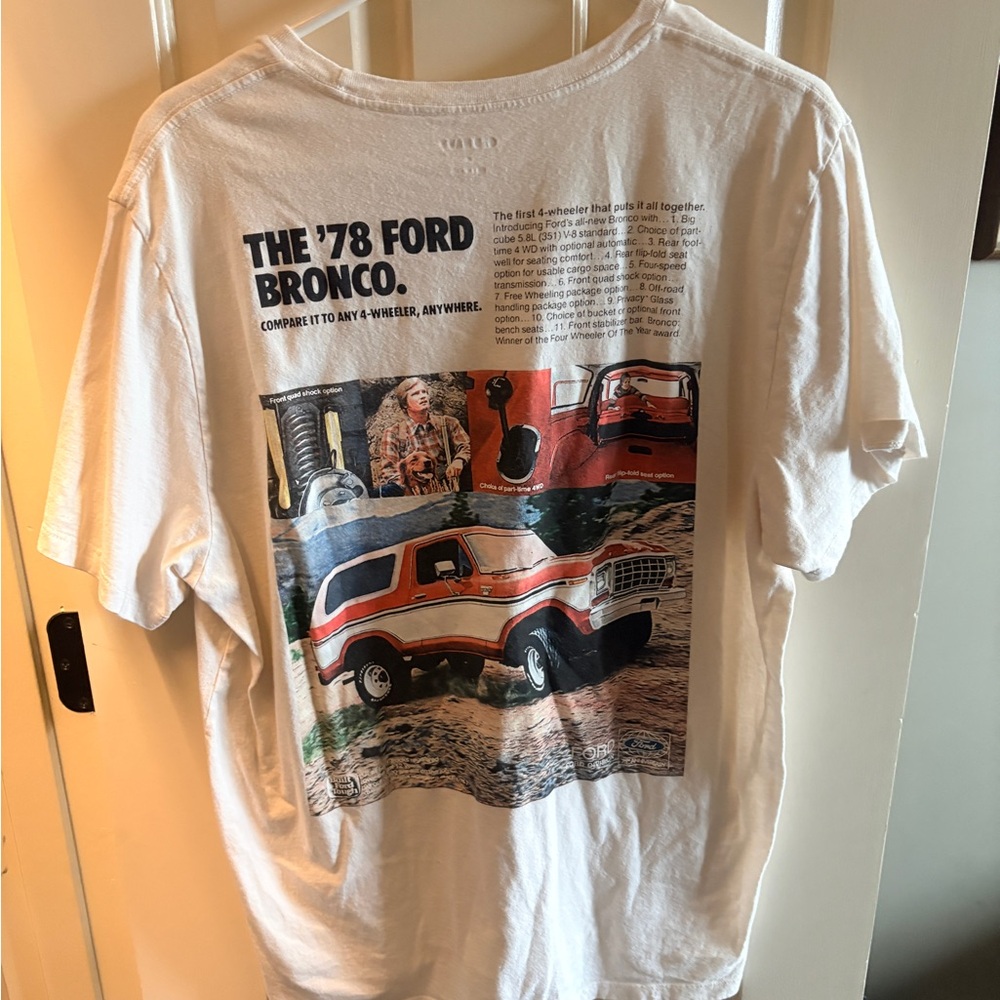 Old Navy White '78 Ford Bronco Graphic Tee